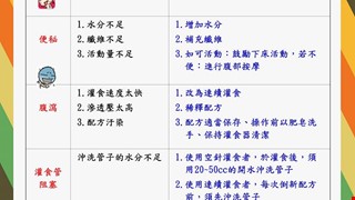 管灌飲食併發症照護