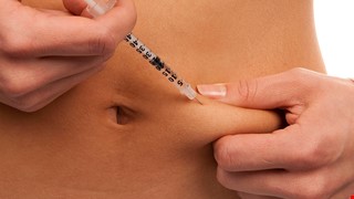空針抽取中效胰島素注射步驟