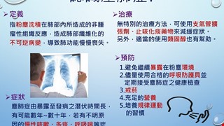 認識塵肺症