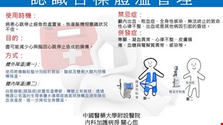 認識目標溫控管理/MICU