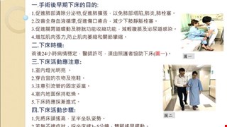 早期下床活動的重要性/11C