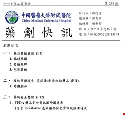 藥劑快訊362期