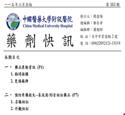 藥劑快訊363期